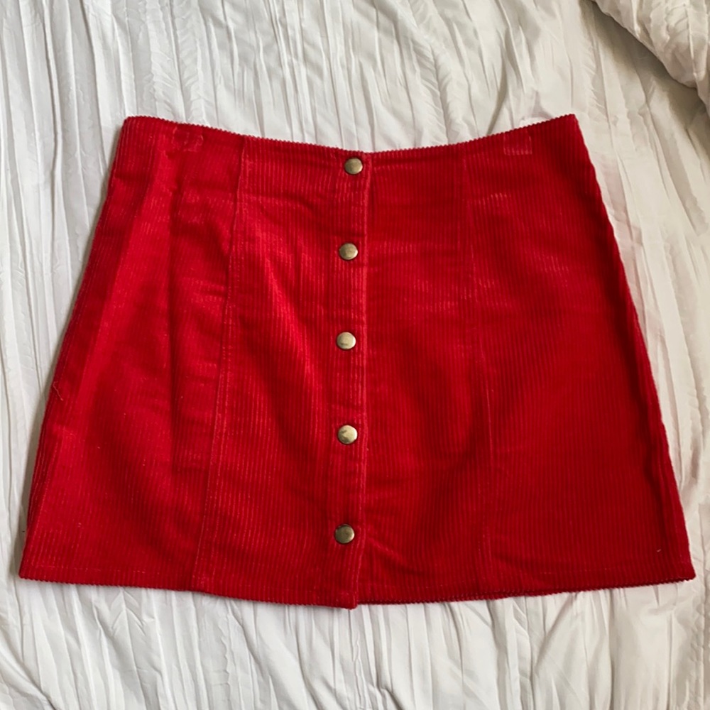 Forever 21 suede skirt